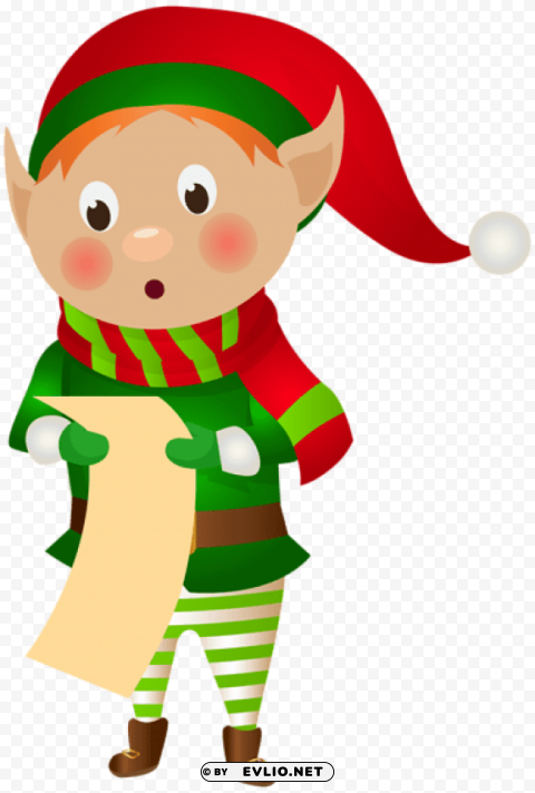 christmas elf PNG images with no background comprehensive set