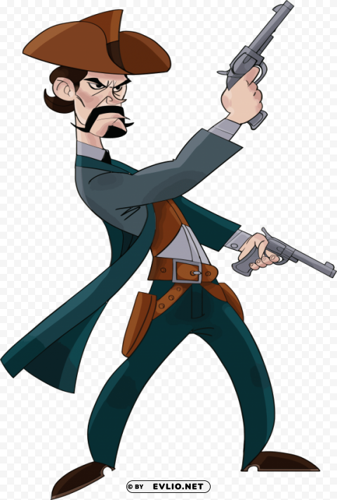 Cowboy High Resolution PNG Isolated Illustration