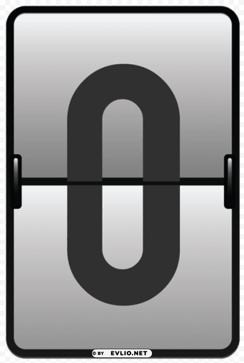counter number zero PNG picture