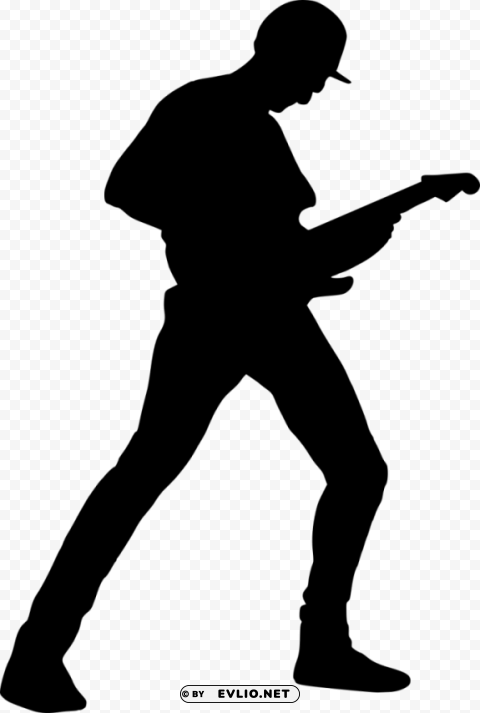 Electric Guitar Player PNG Images With Clear Background