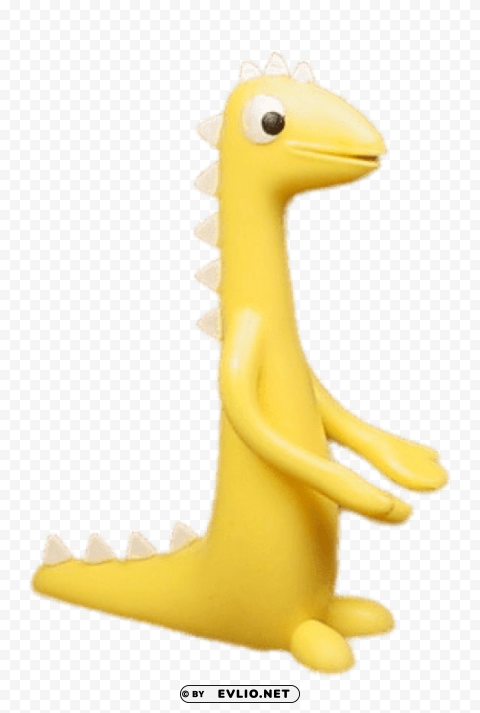 gumby dinosaur prickle Transparent PNG Isolation of Item