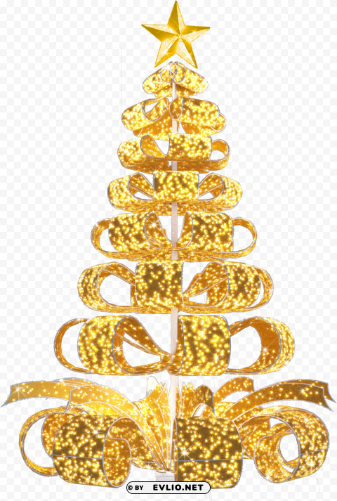 iant commercial christmas tree gold christmas tree - christmas ornament PNG transparent designs PNG transparent with Clear Background ID 01003b5d