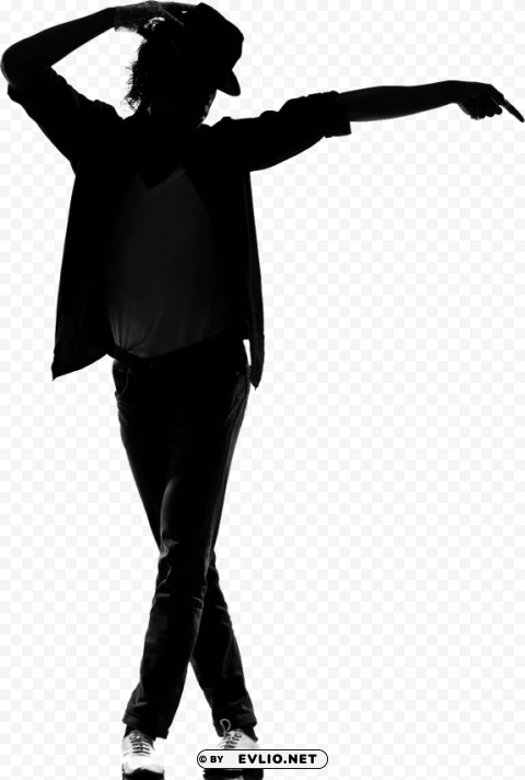 Michael Jackson PNG Graphic Isolated With Clear Background