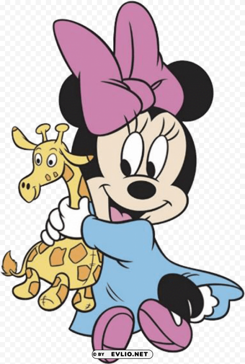 minnie mouse bebe gif PNG Graphic Isolated with Transparency