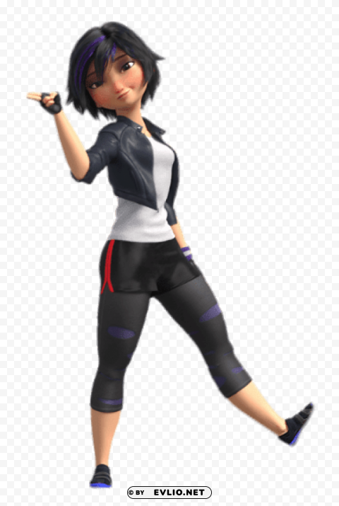 big hero 6 go go tomago PNG Image with Transparent Isolated Design