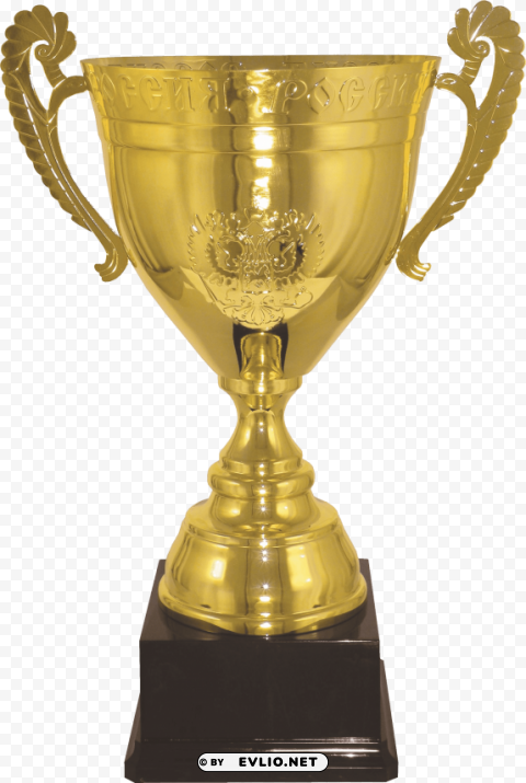 golden cup Transparent PNG Isolated Item