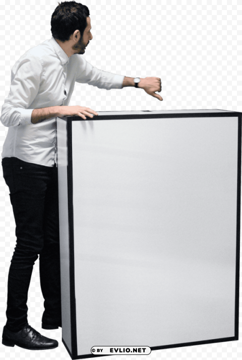 Transparent background PNG image of i with a big box PNG transparent designs - Image ID 3941146d