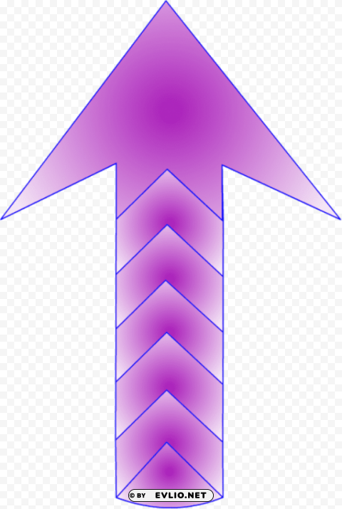 purple animated up arrows Clear background PNG images diverse assortment