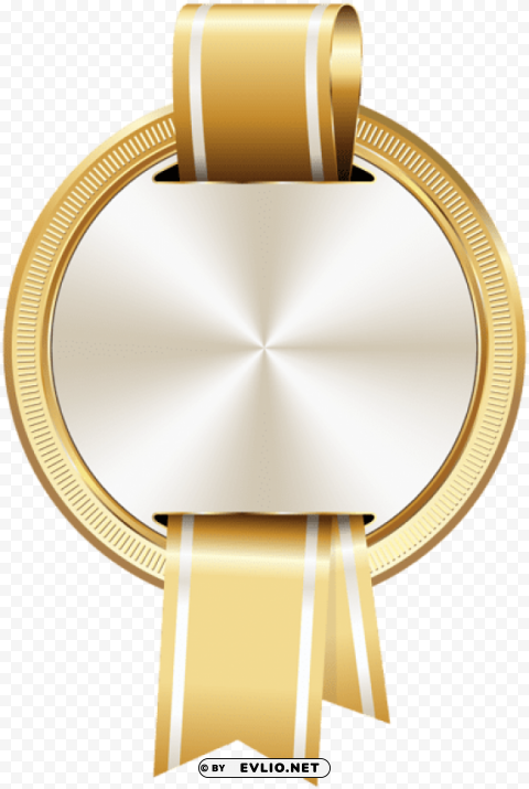 seal badge gold white Isolated Element in HighResolution Transparent PNG