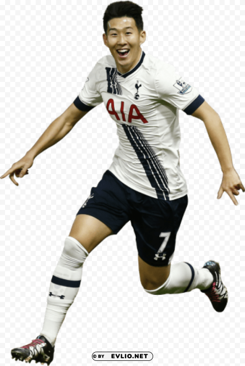 son heung-min Clear Background Isolated PNG Graphic