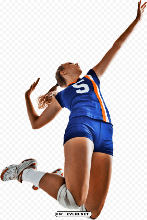 volleyball player PNG with alpha channel for download
