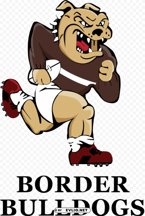 border bulldogs rugby logo Transparent Background PNG Isolated Graphic