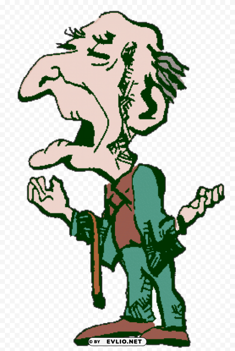 cartoon old man HighResolution Transparent PNG Isolated Graphic