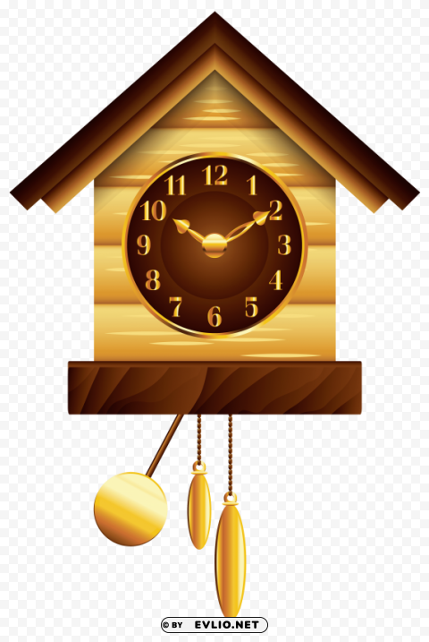 cuckoo clock Isolated Element on HighQuality Transparent PNG clipart png photo - 5071e28c