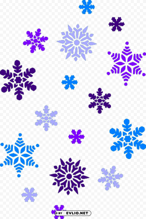 falling snowflake PNG picture