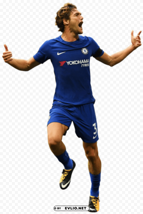 marcos alonso Isolated Graphic on Clear PNG