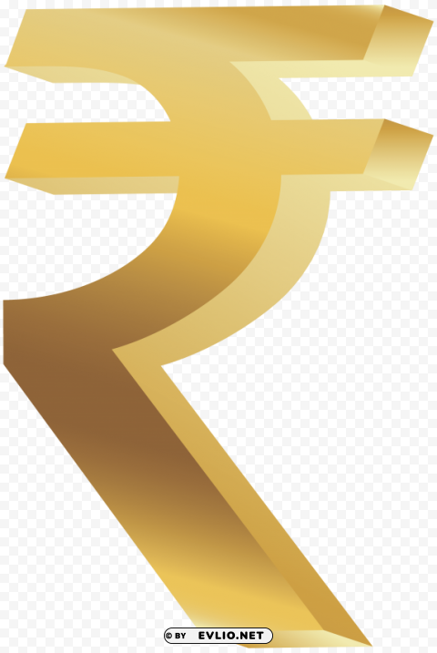 rupee symbol PNG Isolated Illustration with Clear Background