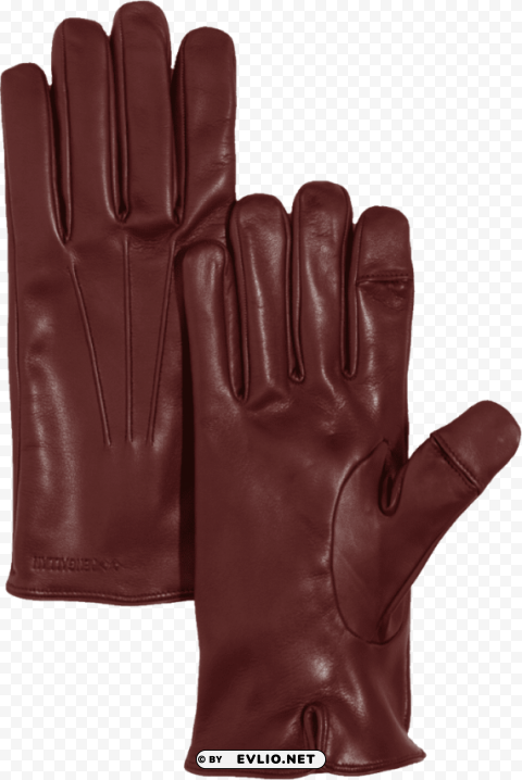 leather gloves Isolated Graphic on Clear PNG