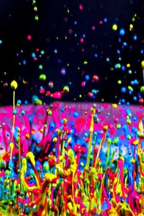 colorful paint splash PNG images with alpha transparency layer