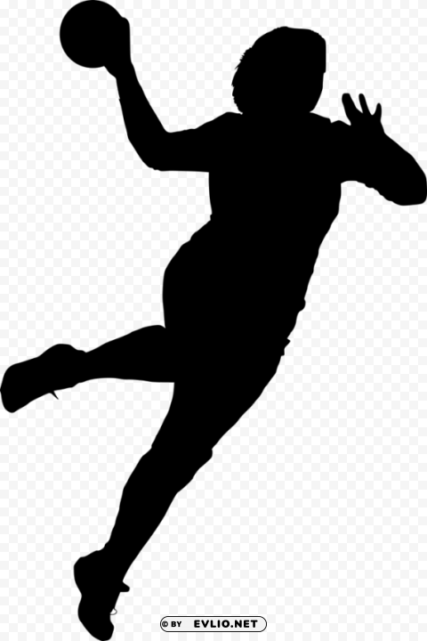 sport handball silhouette PNG transparent designs