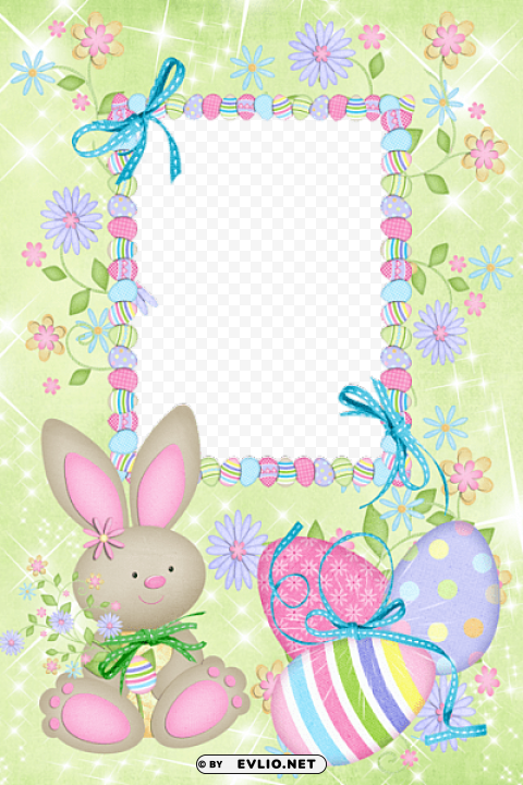 transparent easter frame Clear PNG