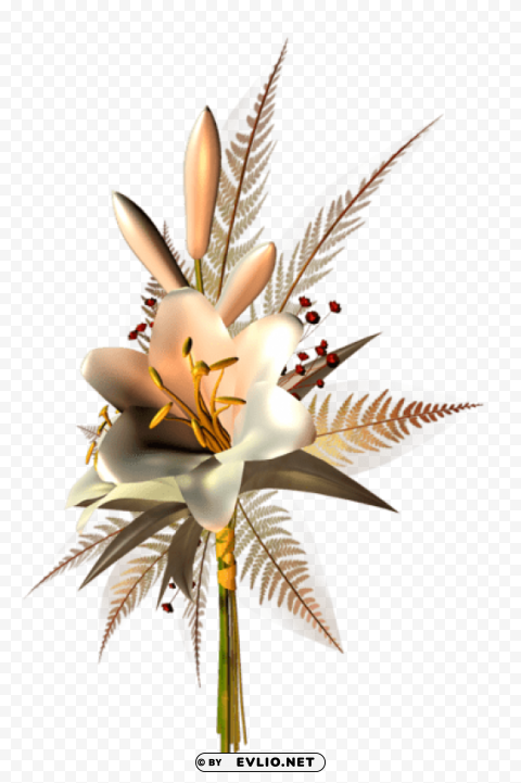 bronze flower decoration transparent Free PNG images with clear backdrop