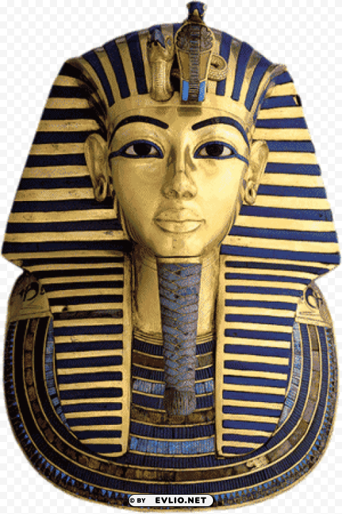 Transparent background PNG image of egyptian pharaoh tutankhamun Isolated Element with Transparent PNG Background - Image ID f6329040