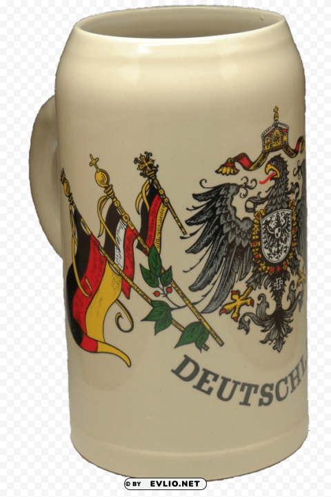 Transparent Background PNG of Beer Mug German Symbols - Cultural Design - Image ID 279a29b9 Transparent PNG pictures archive - Image ID 279a29b9