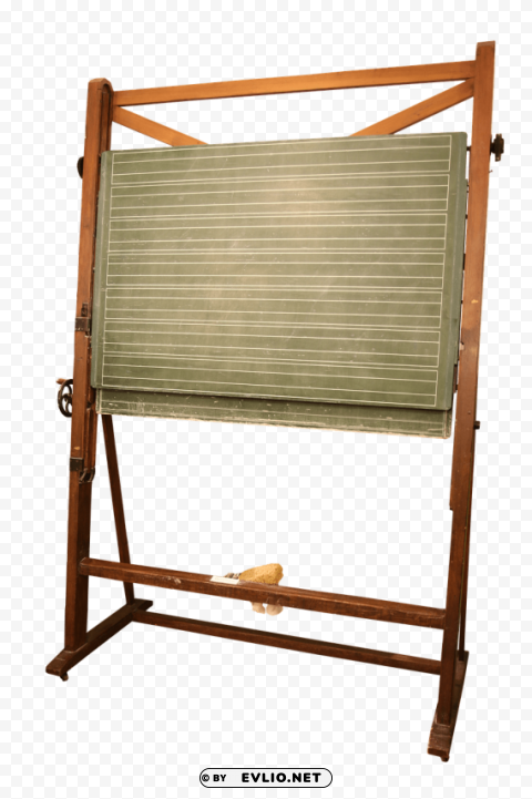 Vintage School Chalkboard - No Backdrop - Image ID 396acb7e Clear Background PNG Isolated Item