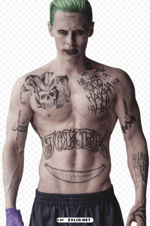 joker suicide squad HighQuality Transparent PNG Isolated Artwork