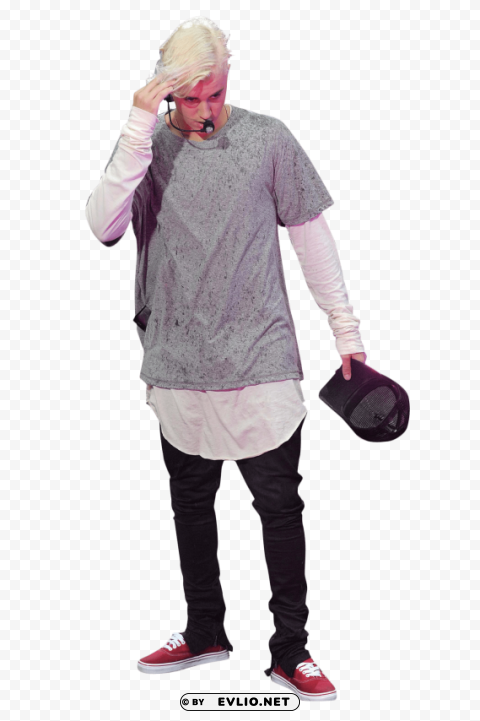 justin bieber performing on stage HD transparent PNG