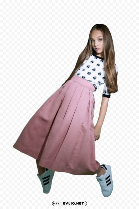 Transparent background PNG image of maddie ziegler pink dress PNG for Photoshop - Image ID d9fe6d9c