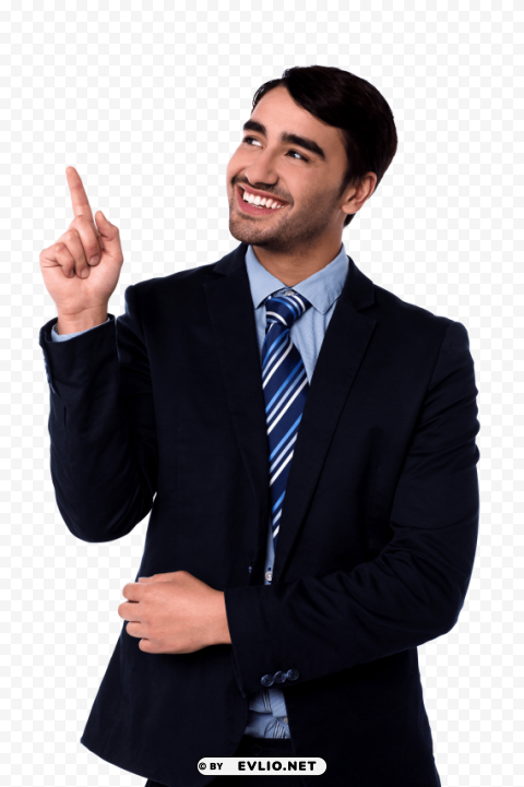 men pointing left Transparent PNG Graphic with Isolated Object