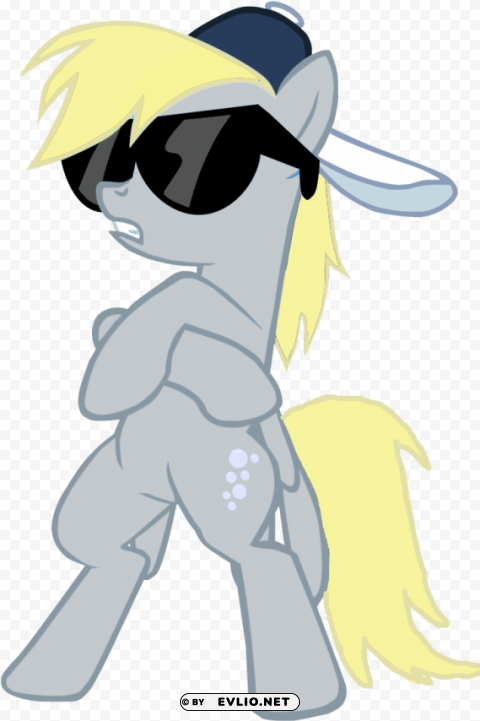 rainbow dash with glasses PNG with clear transparency
