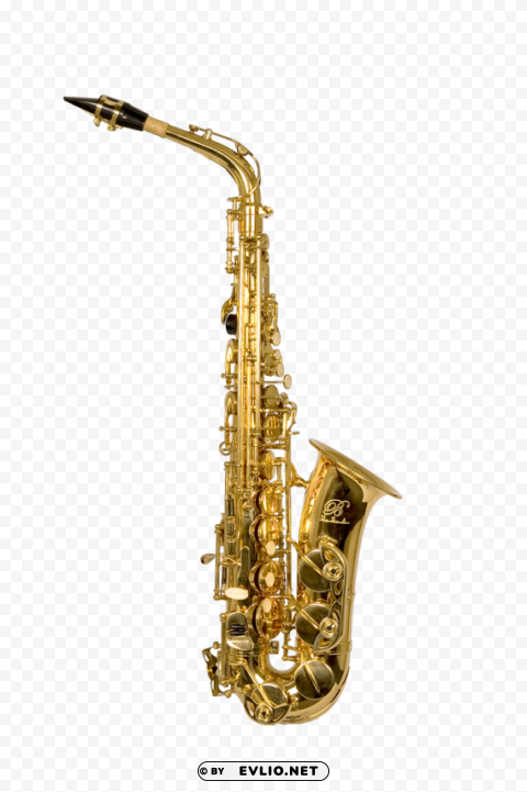 saxophone Isolated Character in Transparent PNG Format