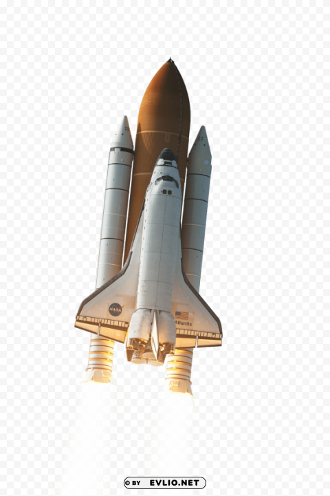 Space Shuttle starting Clear PNG graphics free