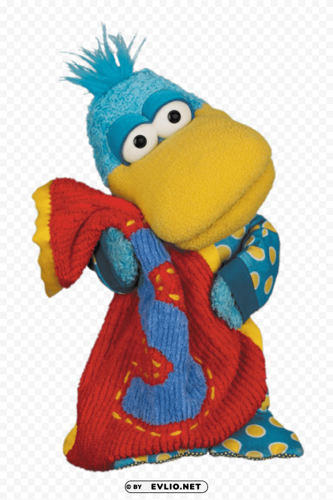 Squacky Holding His Blanket Transparent Background Isolation In PNG Format