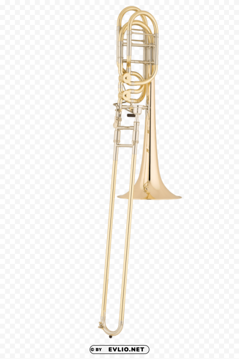 trombone Isolated Graphic on Clear Background PNG