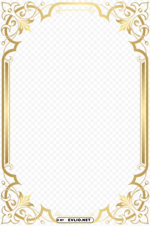Border Frame Transparent PNG Isolated Object With Clarity
