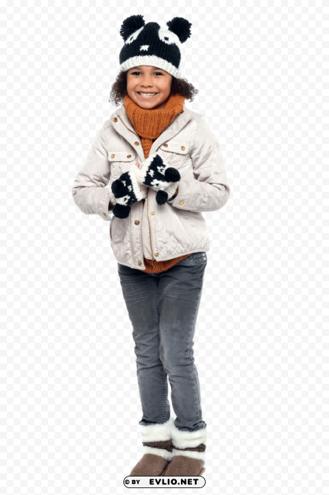 child girl PNG transparent graphics for download