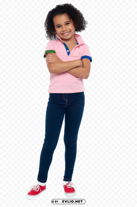 child girl PNG with Isolated Transparency