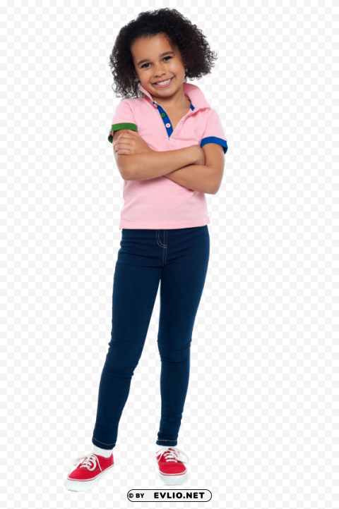 Child Girl PNG With Isolated Transparency