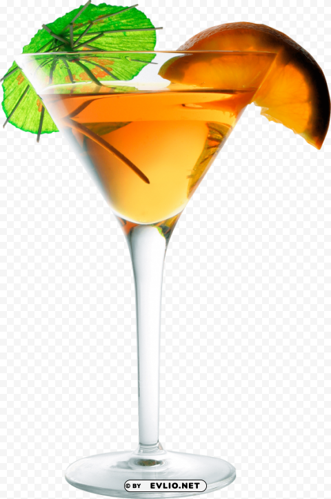 cocktails PNG with clear background set