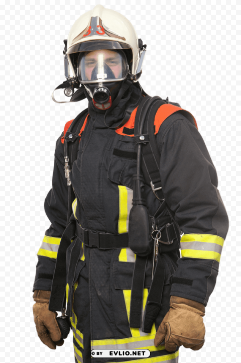 Transparent background PNG image of firefighter Isolated Artwork in Transparent PNG Format - Image ID d26f65ec