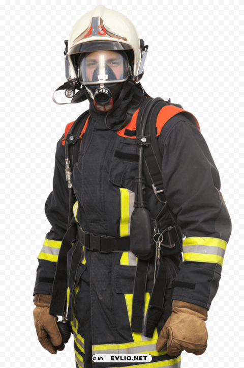 Firefighter Isolated Artwork In Transparent PNG Format