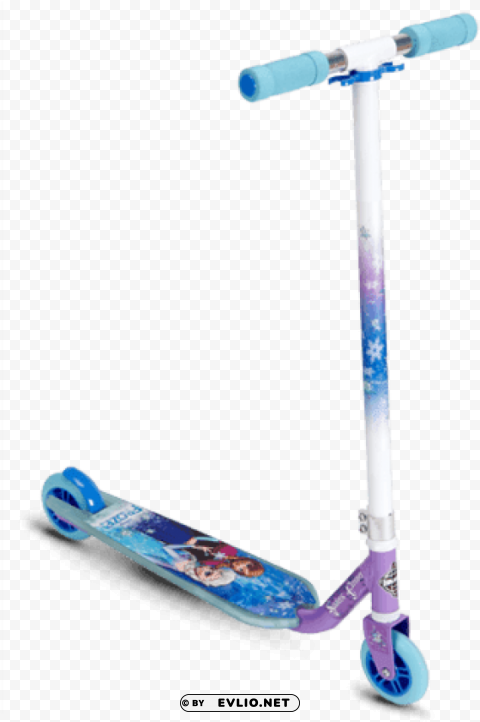 huffy disney frozen lights and sounds scooter PNG Image with Isolated Transparency