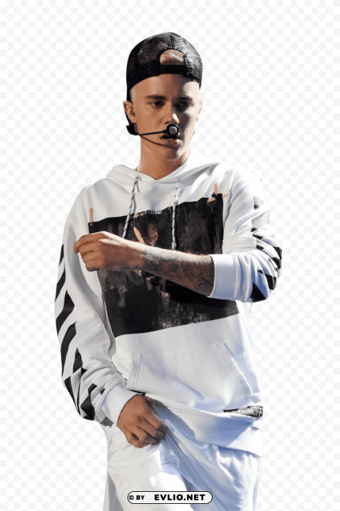 justin bieber on stage Clear PNG file