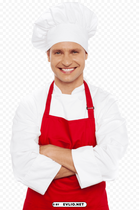 male chef Isolated PNG Object with Clear Background