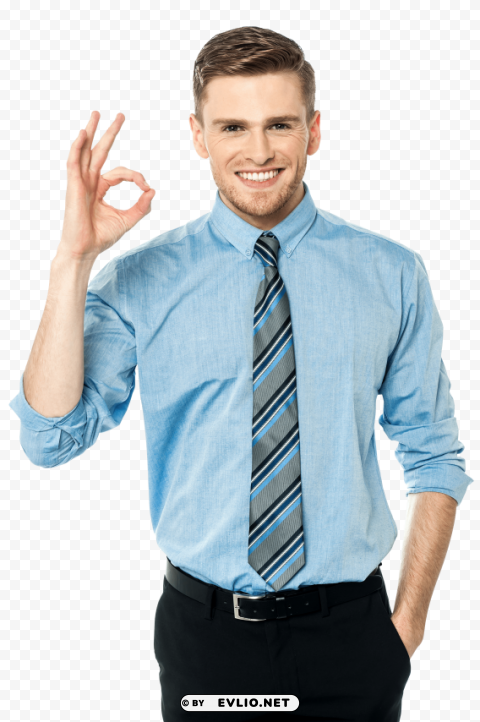 men pointing perfect symbol PNG images with transparent backdrop