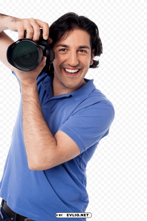 photographer PNG Graphic Isolated on Clear Background